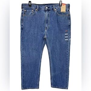 Levis 505 Jeans Men’s 40x30 Blue Regular Straight Leg Denim 100% Cotton NEW